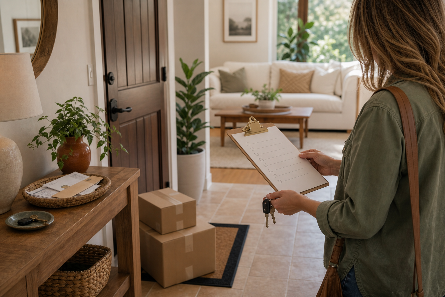 Phoenix house sitting with mail, packages, security checks, and home routines